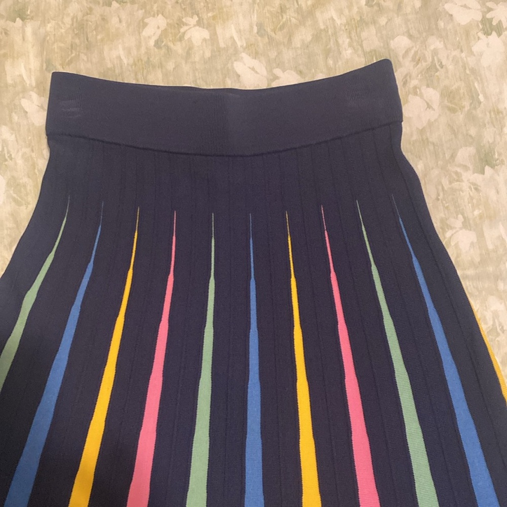 Maeve by Anthropologie Colorful Striped Midi Skirt - Picture 3 of 14